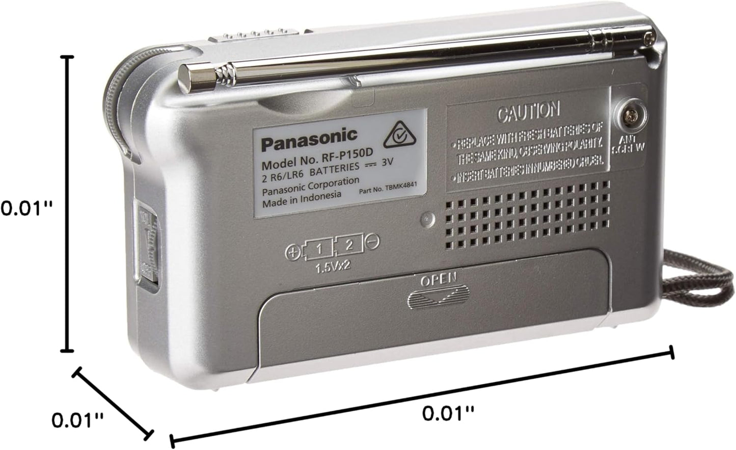 Panasonic RFP-150D Portable AM/FM Pocket Radio