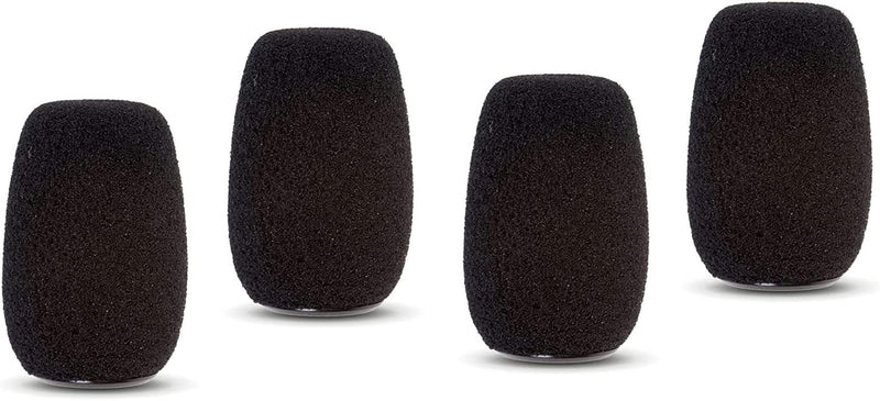 Shure ACVG4WS-B Centraverse Gooseneck Microphone Windscreens Black (4-Pack) — main product image