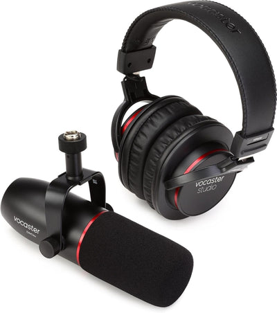 Focusrite Vocaster Broadcast Kit Podcast Microphone Headphones