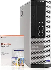 Dell 7020 Optiplex Desktop PC 8GB RAM 500GB HDD Win 10 Renewed