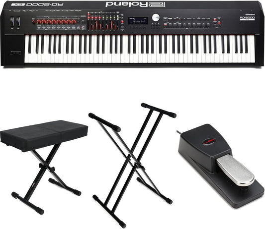 Roland RD-2000 EX 88-Key Digital Piano Essentials Bundle