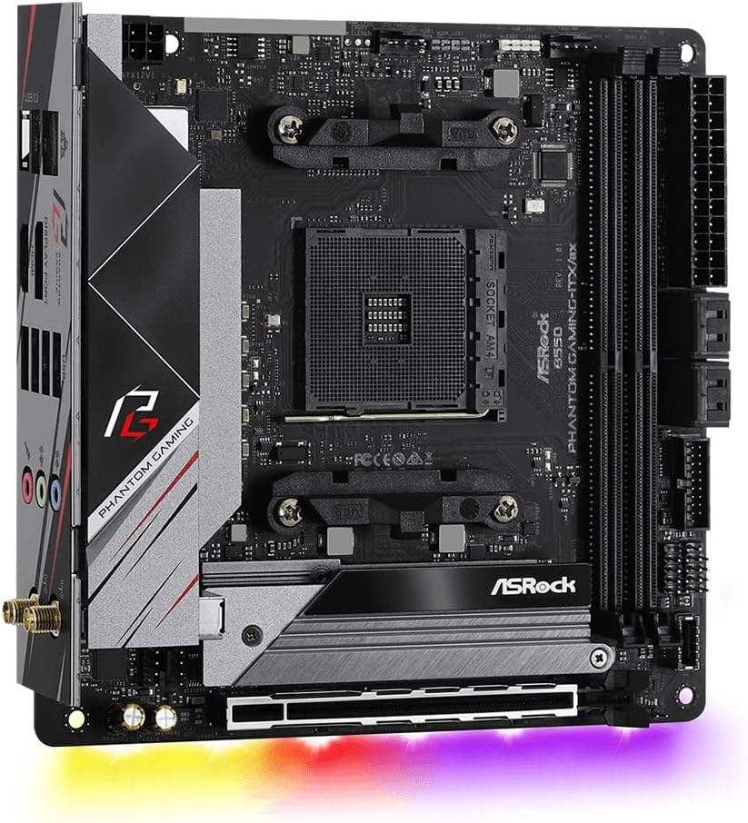 ASRock B550 PHANTOM GAMING-ITX/AX AM4 Motherboard