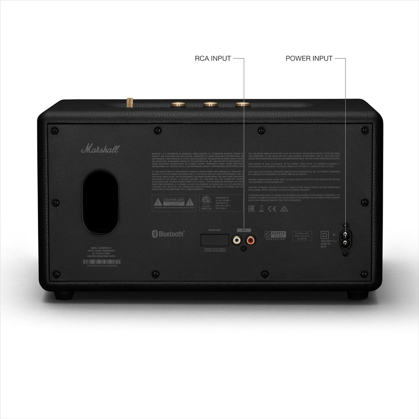 Marshall 1006014 Stanmore III Bluetooth Wireless Speaker Black