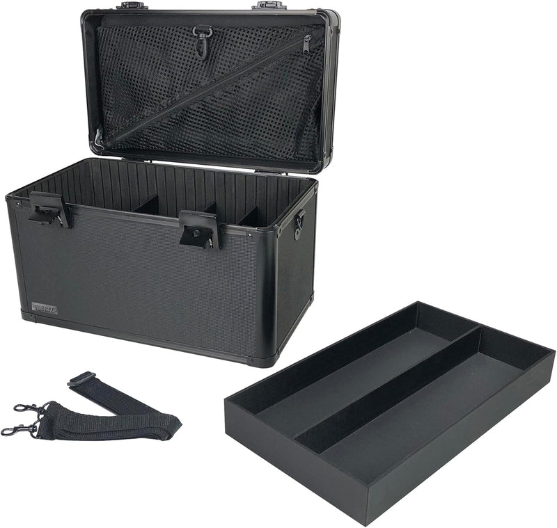 Vaultz VZ00122 Portable Locking Safe Box Black — main product image