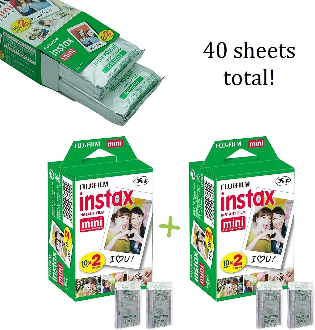 Fujifilm Instax Mini 40 Camera Bundle with Film