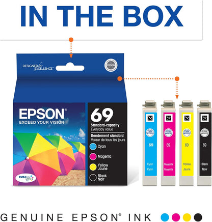 Epson T069120-BCS 69 DURABrite Ultra Ink Black & Color Combo Pack