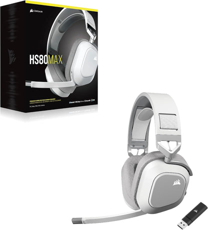 Corsair CA-9011296-NA HS80 MAX Wireless Gaming Headset White