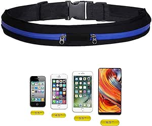 Lupo Running Belt Phone Holder Dual Pocket Adjustable