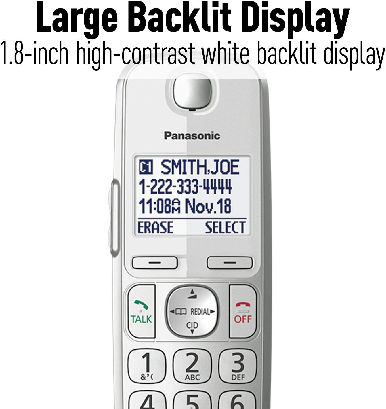 Panasonic KX-TGE474S Link2Cell 4-Handset Cordless Phone