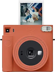 Fujifilm 16670510 Instax Square SQ1 Terracotta Orange Camera