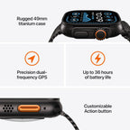 Apple Watch Ultra 2 - 49mm Titanium, Alpine Loop, GPS + Cellular