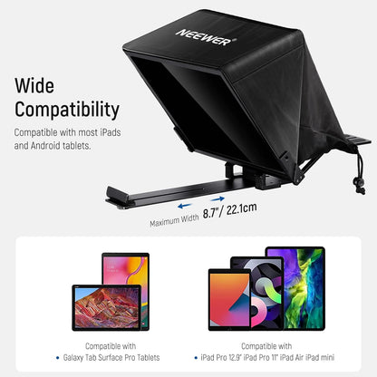 Neewer 10101983 X14 PRO Teleprompter with Remote