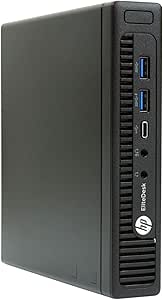 HP EliteDesk 800 G2-MINI Renewed - i5-6500T, 8GB, 240GB SSD, Win10 Pro