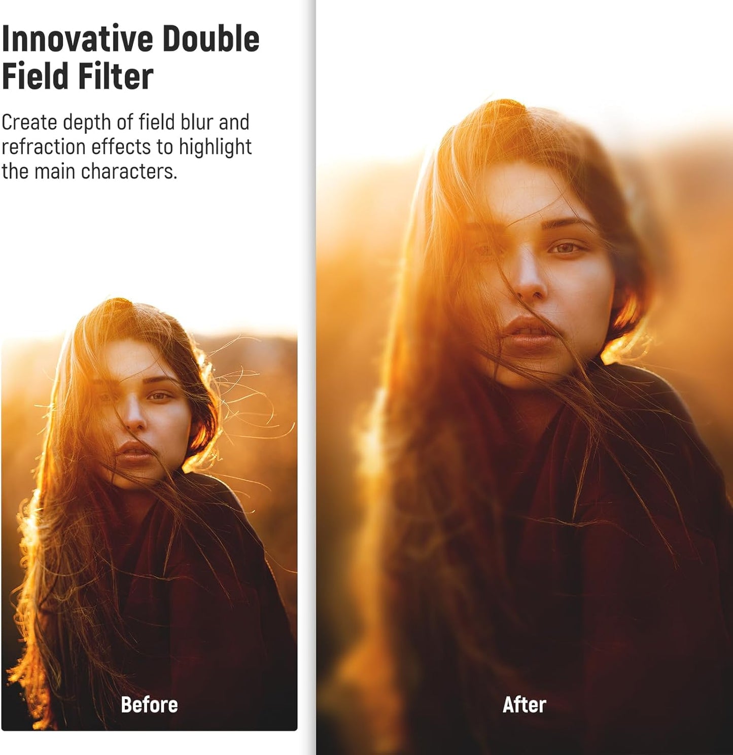 Neewer NW SERIES A 82mm Center Split Diopter Filter