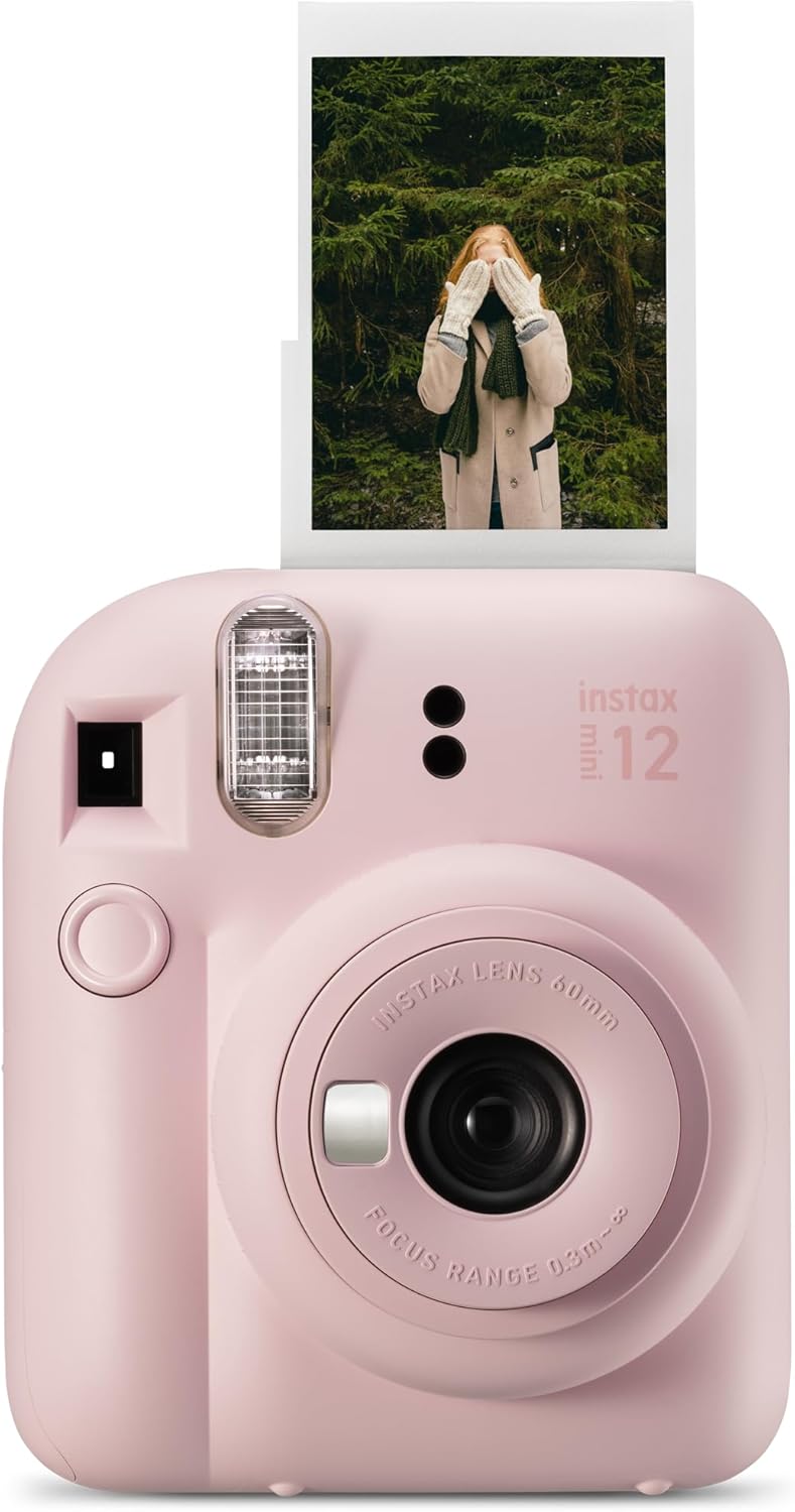 Fujifilm 16806250 Instax Mini 12 Blossom Pink Instant Camera