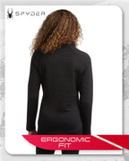 Spyder UPF 30+ Women's Quarter Zip Sweatshirt Fleece