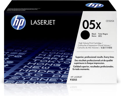 HP CE505X 05X High Yield Black Toner Cartridge