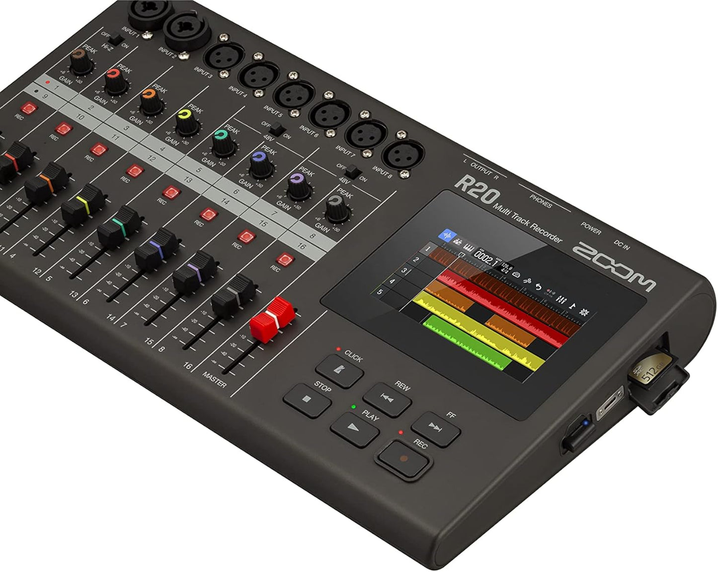 Zoom R20 16-Track Digital Recorder/Interface