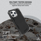Pelican PP051504 iPhone 15 Pro Shield MagSafe Case Black