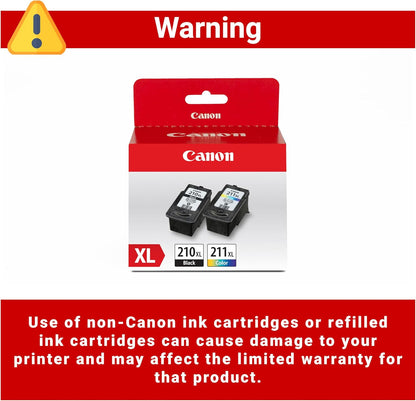 Canon 2973B048 PG-210 XL/CL-211 XL Ink Cartridge Value Pack