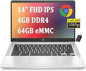 HP Chromebook 14 Celeron FHD IPS Mouse Sleeve Renewed