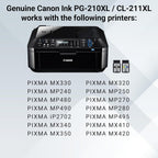 Canon 2973B048 PG-210 XL/CL-211 XL Ink Cartridge Value Pack