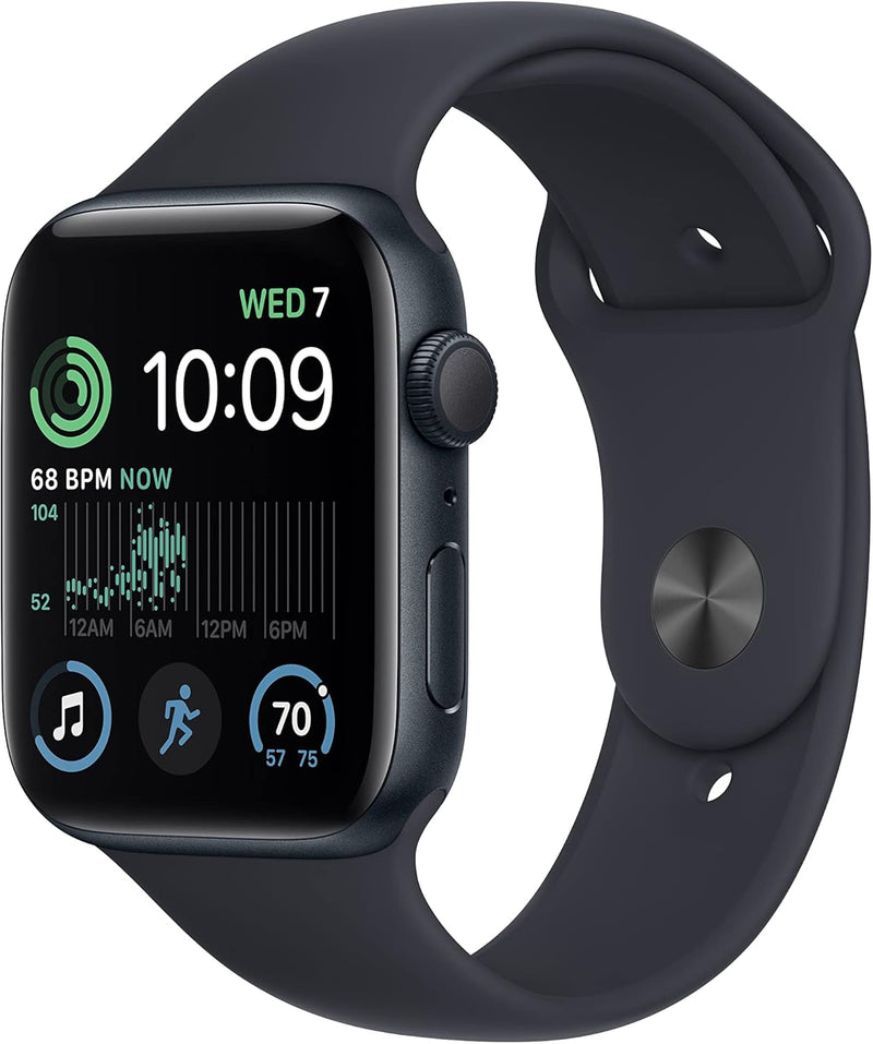 Apple MNTG3LL/A Watch SE (2nd Gen): GPS 44mm Midnight Aluminum — main product image