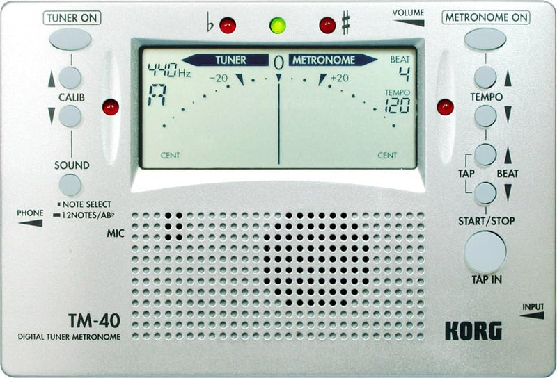 Korg KOR TM40 Digital Tuner Metronome — main product image
