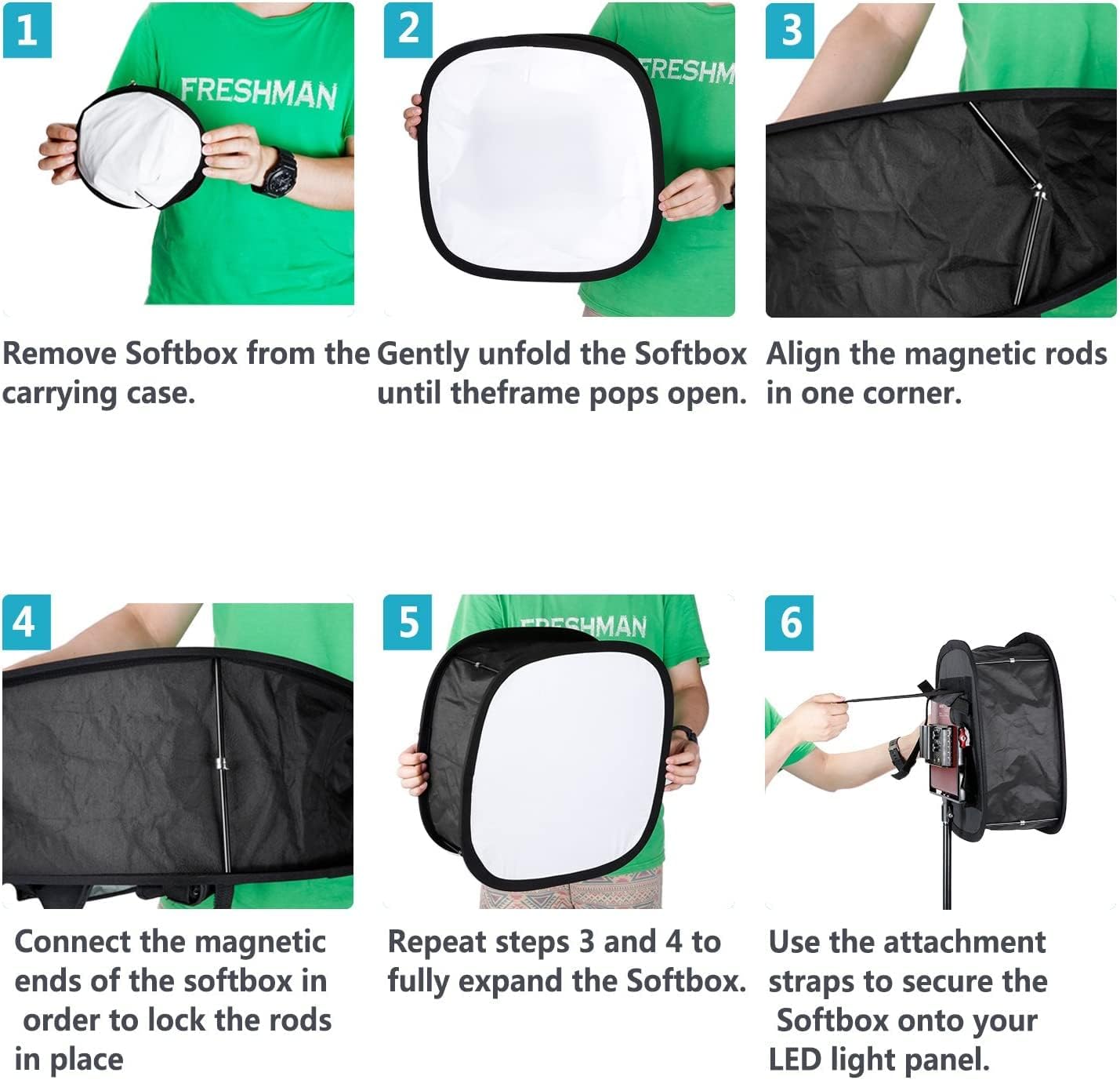 Neewer NS-660 LED Light Panel Softbox - 660/530/480 LED Lighting