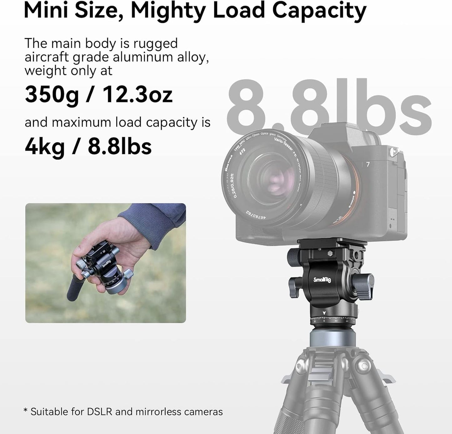 SmallRig CH 20 Fluid Video Head Leveling Base