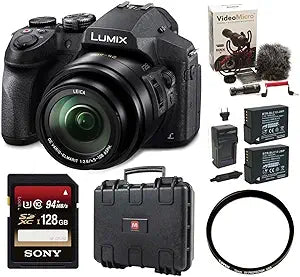 Panasonic DMC-FZ300 FZ300K 4K Video Camera Bundle