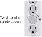 GE DFTQ-R193 6-Outlet Surge Protector 4-Pack - 15ft Cord