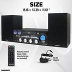 Magnavox MM451 3-Piece Bluetooth CD Shelf System