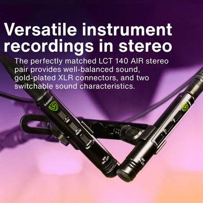 Lewitt LCT140AIRMP Stereo Microphone Pair XLR