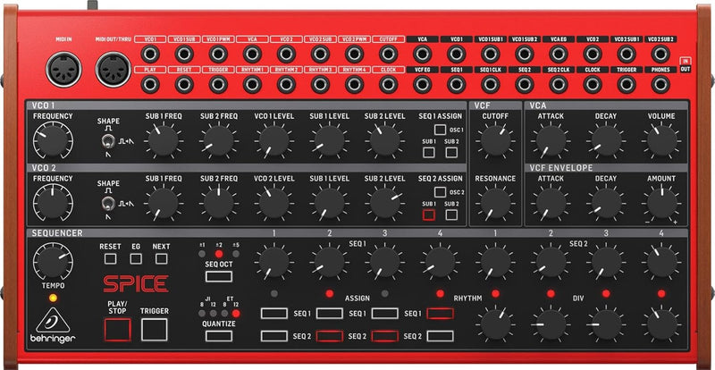 Behringer Spice Analog Polyrhythmic Synthesizer — main product image