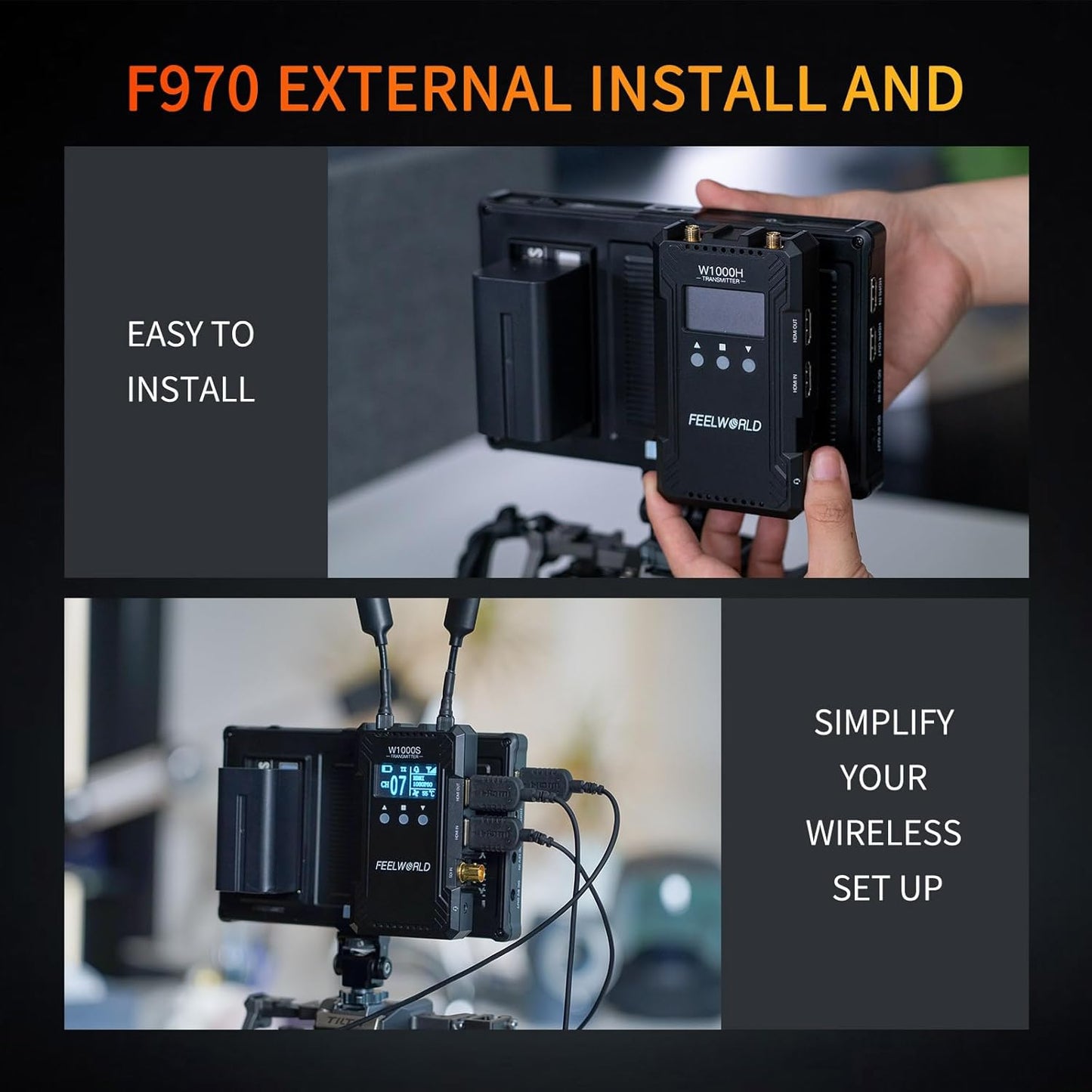 FEELWORLD F7 PLUS-ANP75-AMC7 1200nit Touchscreen Monitor Kit