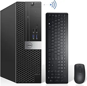 Dell 7040-SFF i5 Desktop with WiFi 6 (Renewed)