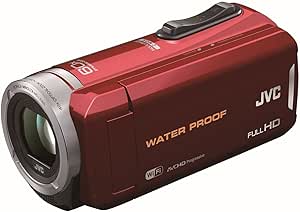 JVC GZ-RX130-R Waterproof HD Camcorder
