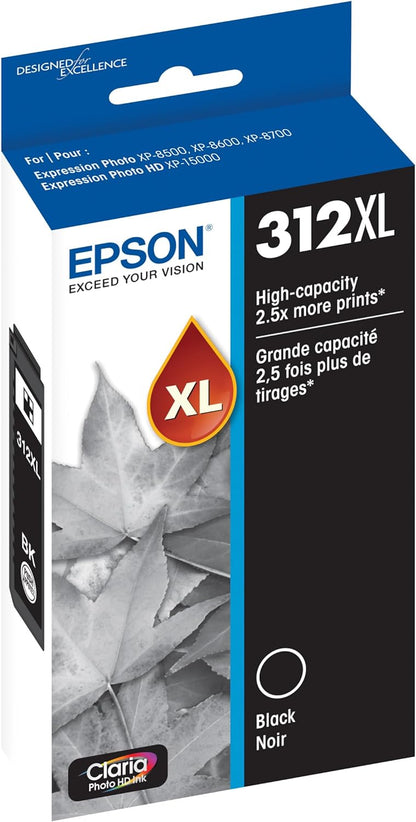 Epson T312XL120-S Claria Photo HD Black Ink Cartridge