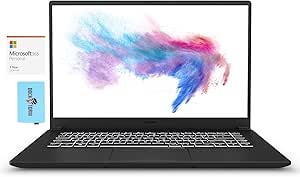 MSI Modern 15 i5 Home Business Laptop Bundle