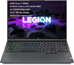 Lenovo Legion 5 Pro Ryzen 7 RTX 3070 Gaming Laptop