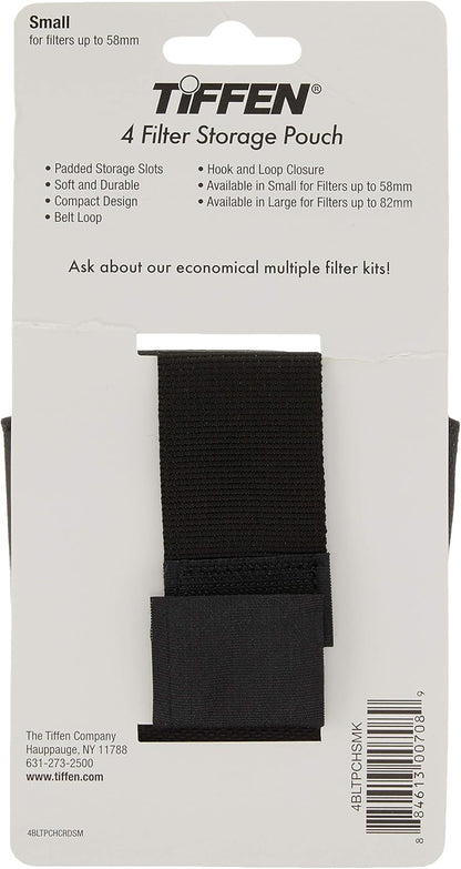 Tiffen 4BLTPCHSMK Small Filter Pouch up to 58mm