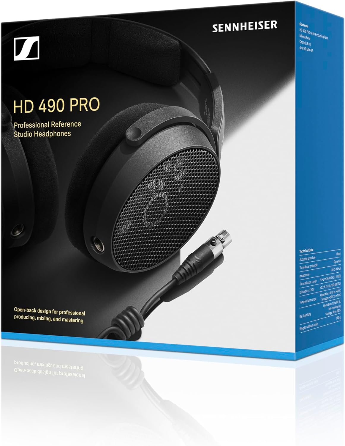 Sennheiser 700286 HD 490 PRO Studio Monitor Headphones
