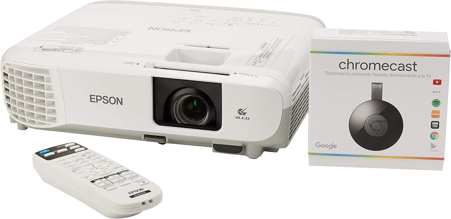 Epson X39 V11H855020-RB PowerLite XGA Refurbished Projector