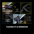 MSI MAG MT201D Heavy Duty Dual Monitor Stand