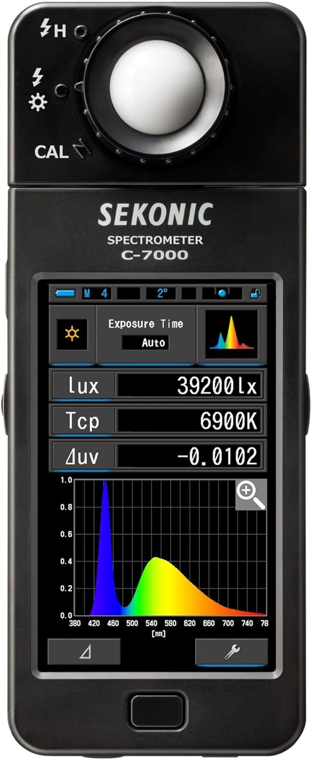 Sekonic C-7000 Spectrometer Spectrum Analyzer Bundle Kit