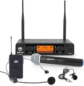 Nady DW-22-HT-LT-HM Dual Digital Wireless Microphone System