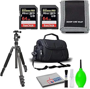 Sirui P-204SR Aluminum Photo/Video Monopod with Tripod Base