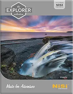 NiSi 111786 ND64 100x100mm Explorer Collection 6-Stop Filter