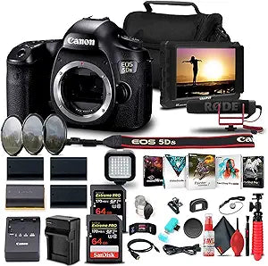 Canon EOS 5DS DSLR Camera Body - Renewed Bundle